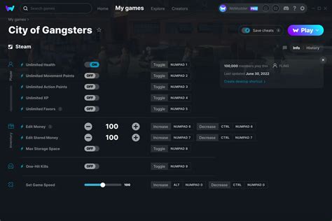 City of Gangsters Cheats & Trainers for PC .
